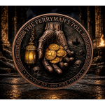 EU** 10 oz USA Kupfer - CHARON Der Fährmann / Ferryman des Todes - TODESZOLL Ferryman`s Toll  - Münzen für den Fährmann & Du kommst in die Unterwelt / A Coin for the Ferryman