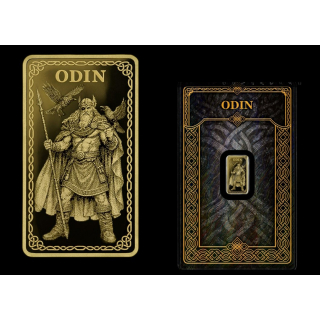 Neu* 1/100 oz Gold PROOF - ODIN - Götter Germaniens / Gods of Germania 2026 Minted Bar