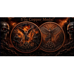 Neu ** 5 oz Kupfer-Copper Edition LIBERTAD - Die NATUR SIEGT Die Zerstörung der Maschinen - Die Finale Abrechnung / JUDGEMENT DAY   Nature Rises - Machines Fall - Life Remains - Color High relief - Vorverkauf / Presale!