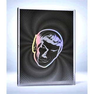 LETZTE** 5 g Niue 2026 Proof HOLOGRAMM - STAR TREK Mr. SPOCK - Holografisches Design +Frosteffekt $ Spiegelglanz - silber Folie 2 NZ$