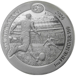 1 oz Ruanda 2026 BU - FUSSBALL -  Sporting Ounce - Silber...