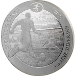 1 oz Ruanda 2026 Proof - FUSSBALL -  Sporting Ounce - Silber 50 RWF