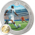 1 oz Ruanda 2026 Giganten 80 mm - Coloured - FUSSBALL -  Sporting Ounce - Silber 50 RWF