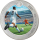 1 oz Ruanda 2026 Giganten 80 mm - Coloured - FUSSBALL -  Sporting Ounce - Silber 50 RWF