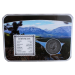 1 oz Kanada Maple Leaf 2017 Antik Color - MAPLE LEAF VANCOUVER - Silber Antik Farbe Color - Acrylblock