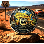 29 g Bimetall Color Proof - 100 Jahre ROUTE 66 - Americas...