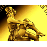 0,5 g Gold Kongo 2026 Proof - Marlene Dietrich 125. Geburtstag - Filmikone  & Hollywood Superstar - 100 Frs