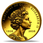 0,5 g Gold Kongo 2026 Proof - QUEEN ELIZABETH II.- Ein...