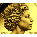 0,5 g Gold Kongo 2026 Proof - QUEEN ELIZABETH II.- Ein Jahrhundert Königliche Geschichte - 100 Frs