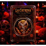 NEU* 1 oz Kupfer SonderEdition - LIBERTAD LA CATRINA Dia de Los Muertos - Sugar Skull & Winged Angel - Kupfer Color Doppelmotiv - VORVERKAUF - PRESALE !