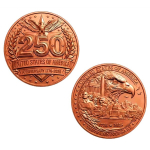 ab Lager* 1 oz Kupfer-Copper Edition - 250 Jahre Amerika...