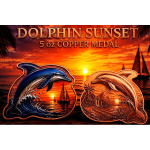 Neu ** 5 oz Kupfer-Copper Edition - DELFIN im Karibischen...