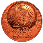 NEU** 1 oz Kupfer-Copper Edition 2026 - Fussball WM /...