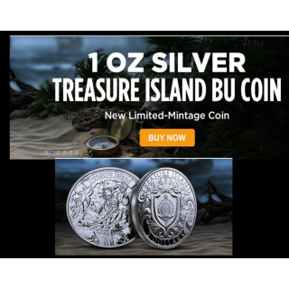 NEU* 1 oz Niue 2026 BU - Die PIRATEN SCHATZINSEL / Pirat Treasure Islands - Silber 2$