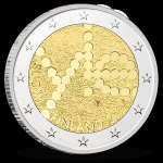 Finnland 2 Euro Coincard (FI/SWE) 2026 100 Jahre Rundfunk Yle bfr. unc