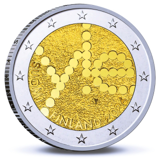 Finnland 2 Euro 2026 100 Jahre Rundfunk Yle bfr.