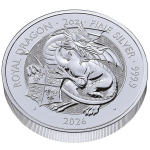 NEU* 2 oz UK 2026 Tudors Beasts BU -ROYAL DRAGON - Royal...