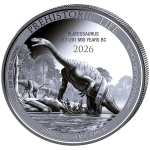 ab 28.08.bestellbar  **1 oz Kongo 2026 BU - PLATEOSAURUS...