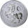 NEU* 1 oz Ruanda 2026 REVERSE PROOF -JAHR des PFERDES - YEAR of the HORSE -  Contemporary Zodiac Legacy > Das zeitgenössische Erbe des Tierkreises - Silber - Silberpferd - 50 RWF