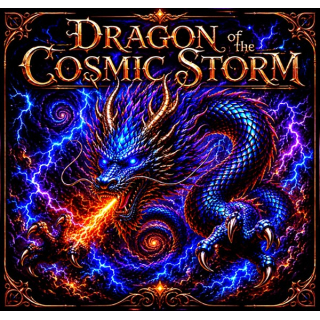 Neu ** 5 oz Kupfer-Copper Edition - „Dragon of the Cosmic Storm“ / Drache des Kosmischen Sturms - Kupfer Color High relief - Vorverkauf / Presale!