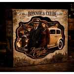 Neu* 5 oz ADVP Kupfer/Copper SHAPE Edition - Bonnie & Clyde: Outlaw Legenden / Legends  - Antique COLOR HIGH RELIEF Proof - Kupferedition - Vorverkauf Presale