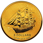 1 g Gold Cook Islands BOUNTY 2026 BU $5