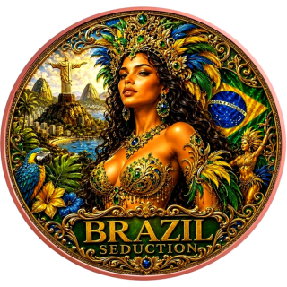 NEU** 1 oz Kupfer-Copper Edition Nationen der Welt - BRASILIEN /  BRAZIL - World Nations