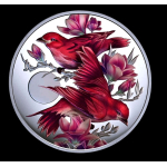 1 oz Niue 2026 Proof - PURPURFINK & MAGNOLIEN / Birds...