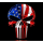 Neu ** 3 oz Kupfer-Copper US-Edition - American WARRIOR THE PUNISHER V2 PUNISHER / SKULL / TOTENSCHÄDEL - Kupfer Color - High relief - Vorverkauf / Presale!