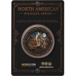 Neue Serie** 1 oz Kupferedition - Weisser Wolf & Navajo Indianerin / SPIRIT of the WOLF - Navajo Nation – North American Wildlife (2) - Copper Color - VORVERKAUF PRESALE 07