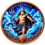 NEU** 1 oz Kupfer-Copper Edition - POSEIDON Gott des...
