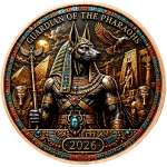 1 oz Kupferedition - ANUBIS Wächter des Jenseits - Wächter der Pharaonen / Guardians of Pharaos - Copper Color - VORVERKAUF PRESALE