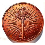 Neue Serie** 1 oz Kupfer-Copper Edition - GOLDENER DRACHE / Golden Dragon - Ikonische Symbole der Altchinesischen Mythologie