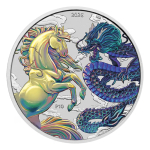 1 oz Silber Australien 2026 BU - DRACHE & PFERD /...