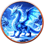 Neue Serie** 2 x 1 oz Kupfer-SET-Copper Edition - GOLDENER DRACHE & AZURBLAUER EISDRACHE / Golden Dragon & ICE DRAGON - Ikonische Symbole der Altchinesischen Mythologie