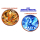 Neue Serie** 2 x 1 oz Kupfer-SET-Copper Edition - GOLDENER DRACHE & AZURBLAUER EISDRACHE / Golden Dragon & ICE DRAGON - Ikonische Symbole der Altchinesischen Mythologie