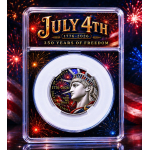 USA 0,50 $ Coin Card July 4th 250 Years of Freedom Half Dollar Limited Mintage 2026