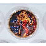 NEU** 1 oz Kupfer-Copper Edition Nationen der Welt - LADY...