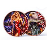 NEU** 1 oz Kupfer-Copper Edition Nationen der Welt - LADY...