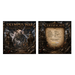 TOP*EDITION** 1 kg Kupfer-Copper Edition - ZEUS / DER KRIEG der GÖTTER im OLYMP / War of Gods Olymp - 3-Dimensionaler Effekt / 12 cm Durchmesser > Vorverkauf / Presale!