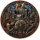 TOP*EDITION** 1 kg Kupfer-Copper Edition - ZEUS / DER KRIEG der GÖTTER im OLYMP / War of Gods Olymp - 3-Dimensionaler Effekt / 12 cm Durchmesser > Vorverkauf / Presale!