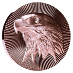 5 x 1 oz *SET* Kupfer Copper USA 2026  Stacker - ADLER / EAGLE - Seeadler / Bald Eagle - Ultra High Relief Konkav/Konvex - Scottsdale Mint