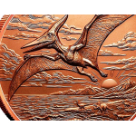 In Kürze* 1 oz Kupferedition - PTERANOGON Flugsaurier / Der FLUGGIGANT der Kreidezeit - Prähistorische Tiere (3.) - Kupfer - VORVERKAUF - PRESALE !