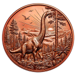 In Kürze* 10 x 1 oz *SET* Kupferedition - BRACHIOSAURUS Der GIGANT der Jurazeit - Prähistorische Tiere (2.) - Kupfer - VORVERKAUF - PRESALE !