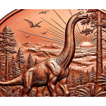 In Kürze* 10 x 1 oz *SET* Kupferedition - BRACHIOSAURUS Der GIGANT der Jurazeit - Prähistorische Tiere (2.) - Kupfer - VORVERKAUF - PRESALE !