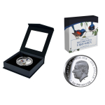 1 oz Niue 2026 Proof - FAIRY WREN Prachtstaffelschwanz - John Gould Edition Birds of Australia Privy - Silber Color PP 2 NZ$