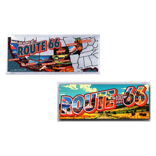 NEU*Sonderedition*  4 oz Silberbarren Sonderedition - 100 Jahre ROUTE 66 - Get Your Kicks On Route 66 - Silber Color - Auflage 432