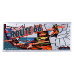 NEU*Sonderedition*  4 oz Silberbarren Sonderedition - 100 Jahre ROUTE 66 - Get Your Kicks On Route 66 - Silber Color - Auflage 432