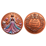 Sonderedition** 1 oz Kupfer-Copper - LADY ELEGANCE - Wunderschöne Frau in Anmut & Würde