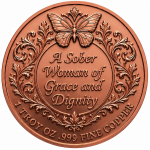 Sonderedition** 1 oz Kupfer-Copper - LADY ELEGANCE - Wunderschöne Frau in Anmut & Würde